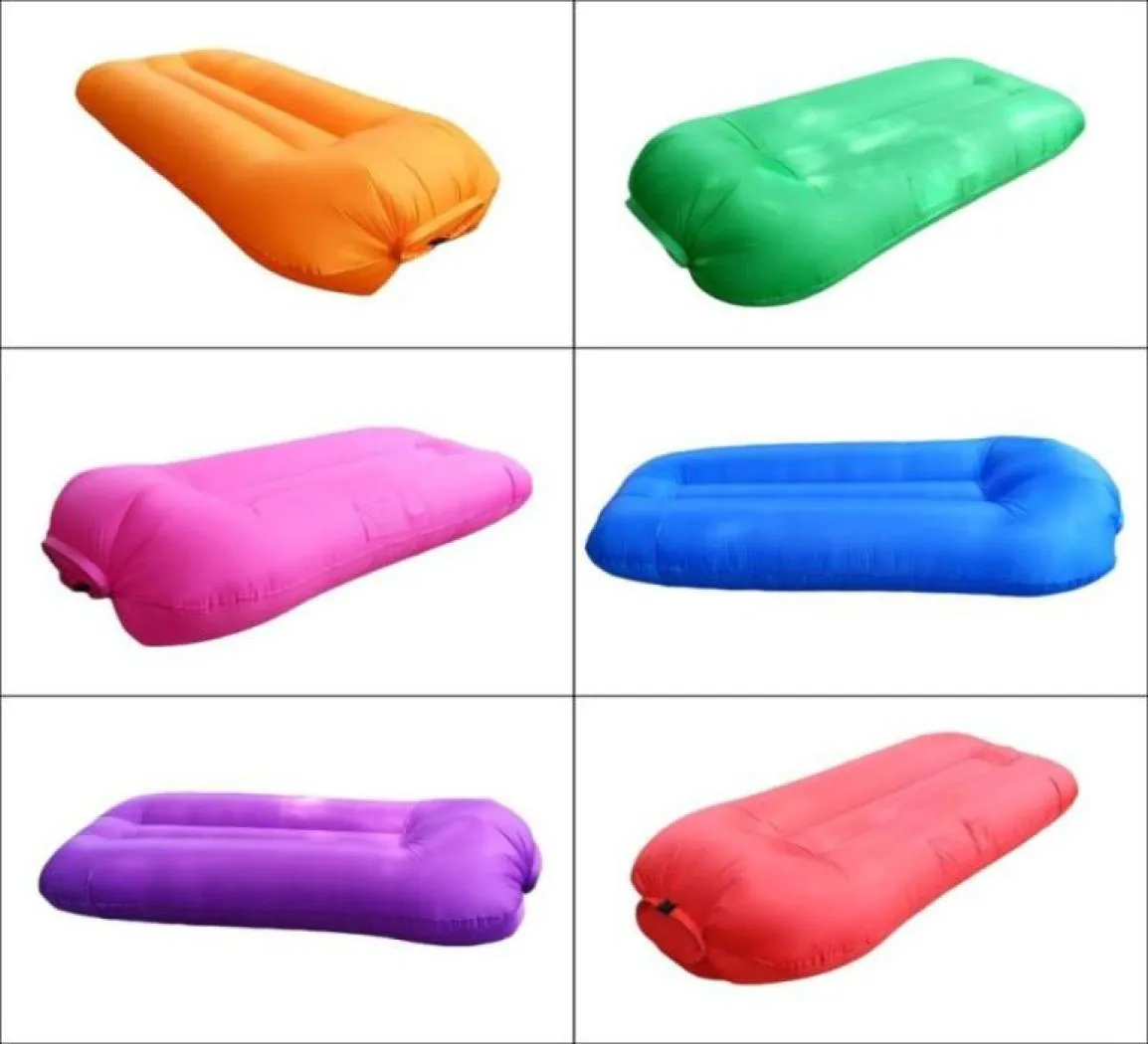 Sleeping Bags Fast Inflatable Air Bag Portable Lazy Outdoor Camping Sofa Beach Bed For Travel Hiking Picnics7949169