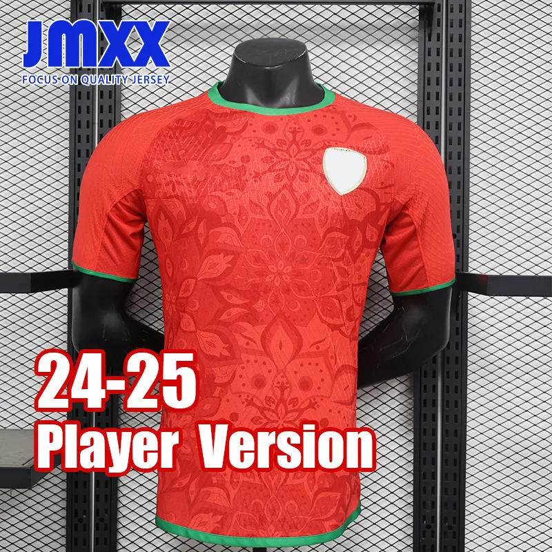 JMXX 24-25 Оманские футбольные майки стили Мужская униформа Джерси Мужская футбольная рубашка 2024 2025 Версия игрока