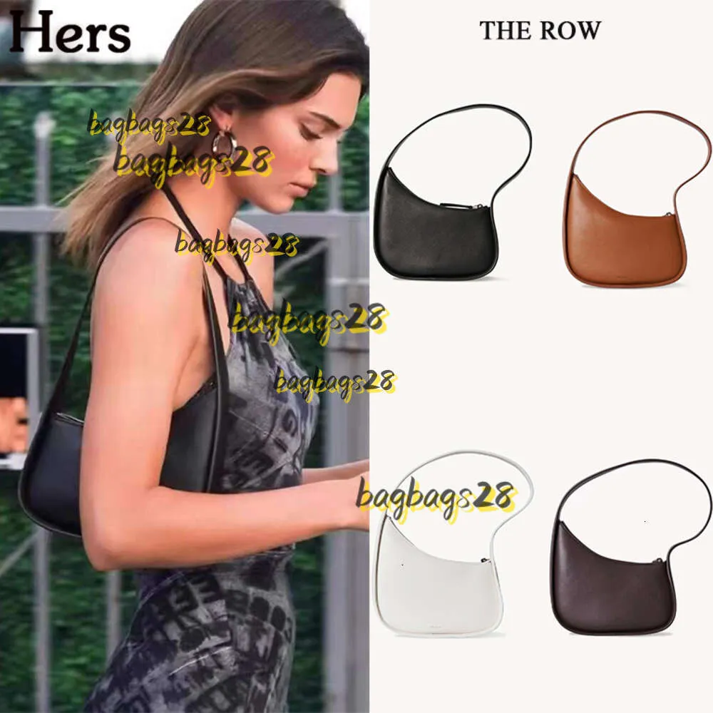 Totes Genuine Leather Half Moon Clutch Bag Purses Shoulder Bags Travel Luxurys Designer Handbag Womens Outdoors Men Vintage Beach Cross Body Saddle Totes Bags