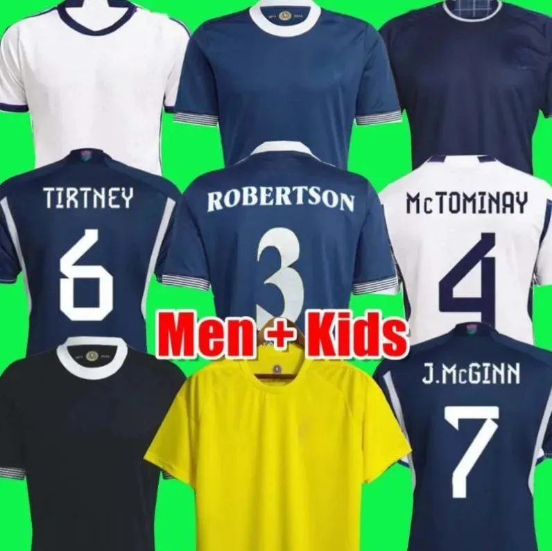 Camisa de futebol da Escócia TIERNEY Camisas de futebol 24/25 150th ROBERTSON McTOMINAY McGREGOR DYKES ADAMS Camisa fora da seleção nacional CHRISTIE ARMSTRONG FRASER