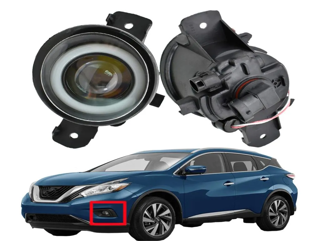 2 stuks LED DRL hoge kwaliteit Mistlampen Angel Eye 12 v H11 mistlamp voor Nissan Murano 201520179005537