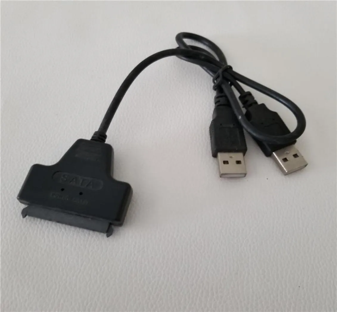 SATA 715Pin 22Pin a Dual USB 31 Cavo adattatore Easy Drive Cavo di collegamento disco a stato solido per disco rigido SSD da 25 pollici4084037