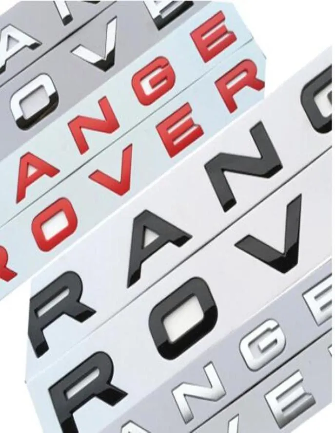 Auto Styling Kofferbak Logo Embleem Badge Sticker Cover Voor Range Rover Sport Evoque3375852