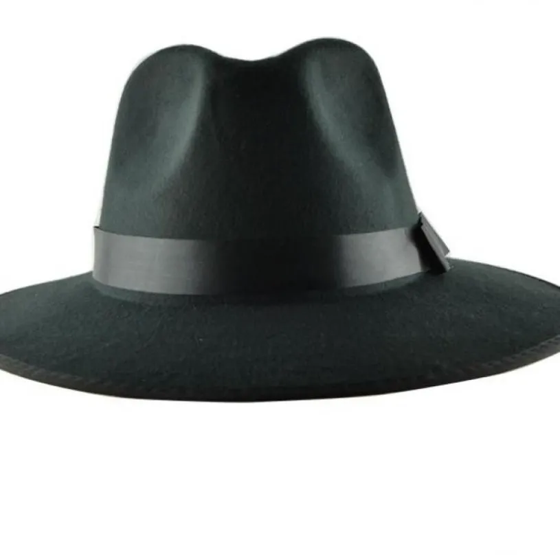 Whole-Yoccas wzdłuż zimowego czapki vintage jazz cap scena Brytyjczycy Brytyjczycy Sombreros para hombres czarne czapki fedora dla mężczyzn301q