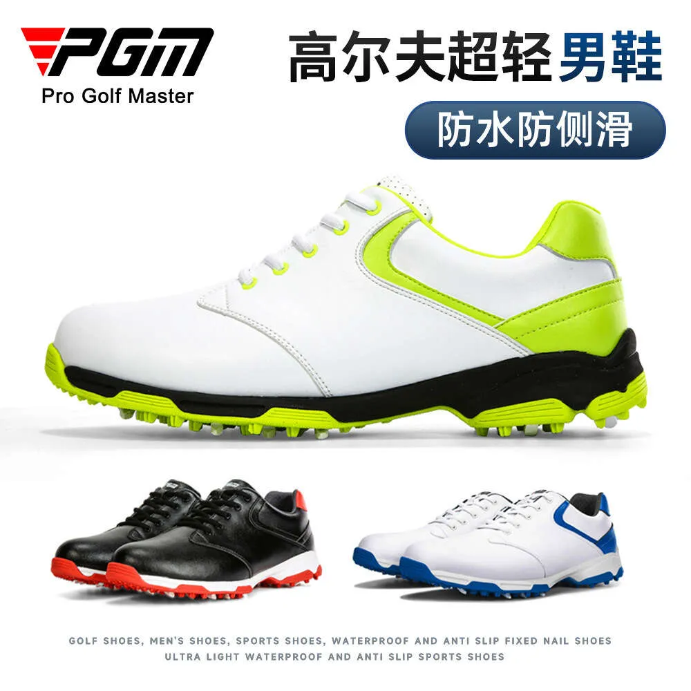 PGM golf shoes sports shoes mens shoes anti slip waterproof mens shoes straight shoes