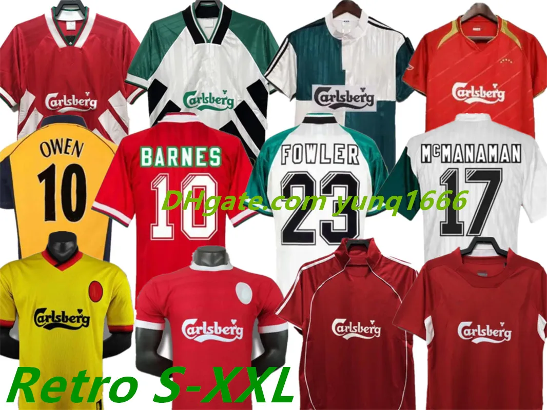 Fowler 93 95 96 97 Retro Gerrard 04 05 14 15 Soccer Jerseys Suarez Torres 88 89 Dalglish Football قمصان McManaman 1989 Maillot 06 07 Barnes 08 09 10 11 01 02 Rush 85 86 1965