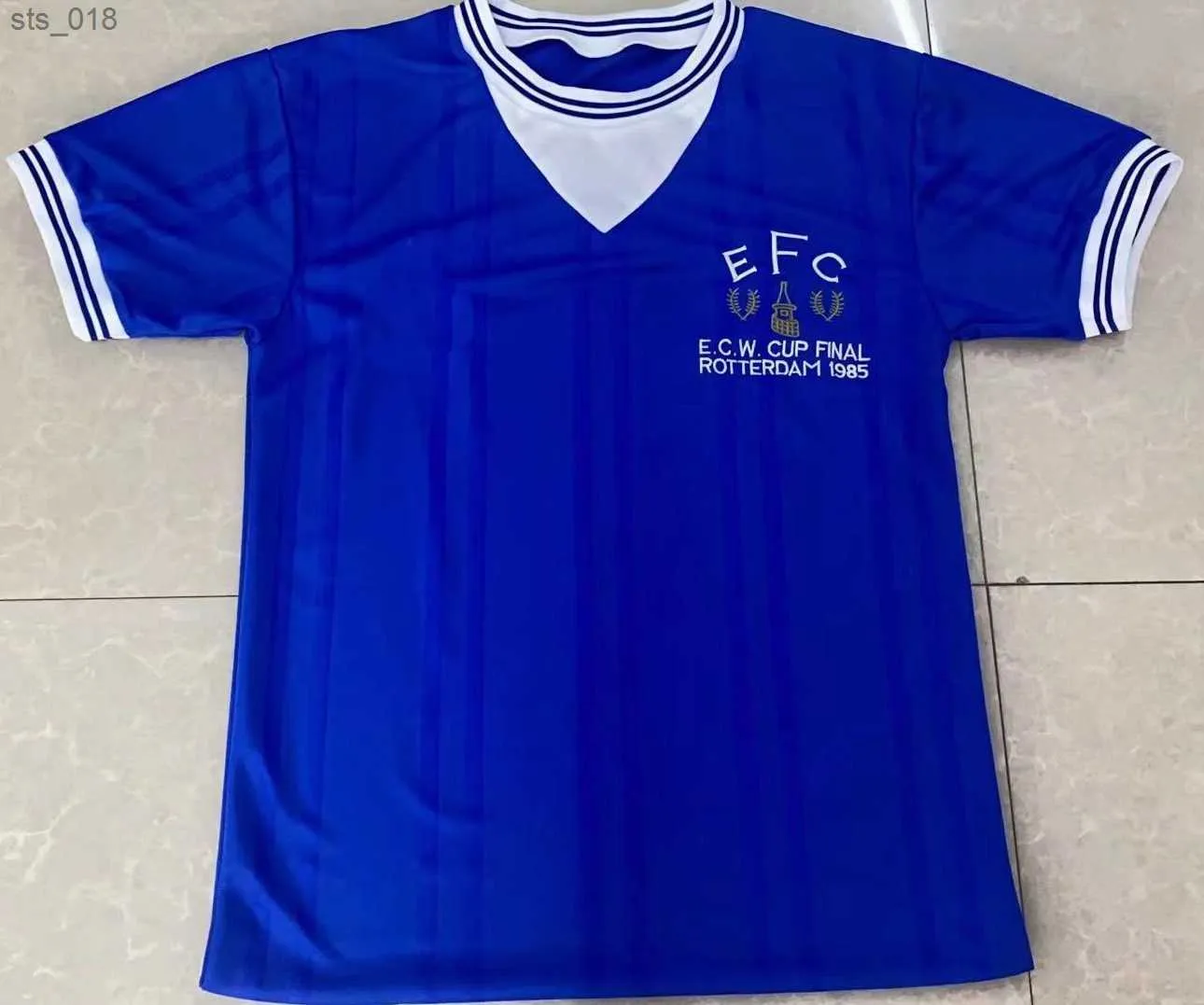 Maglie da calcio 1985 finale Maglia da calcio Rotterdam efc ecw cup Ratcliffe Bracewell Grey Reid Gary Lineker casa classica maglia da calcio vintageH240306