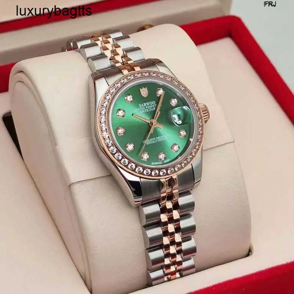 Rolaxs Watch Swiss Watches Diamond 2024 Hot Seller Womens 28mm 31mm 36mm män 41mm rörelse Guld rostfritt stål Kvinna 2813 Bezel Lady Lady Wristwatwat