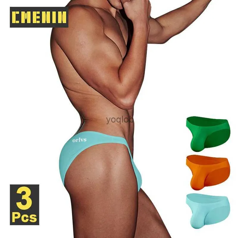 CMENIN 3 stks modale sexy heren korte ondergoed bikini homo slipje jockstrap slip sexy man onderbroek lage taille effen heren slips