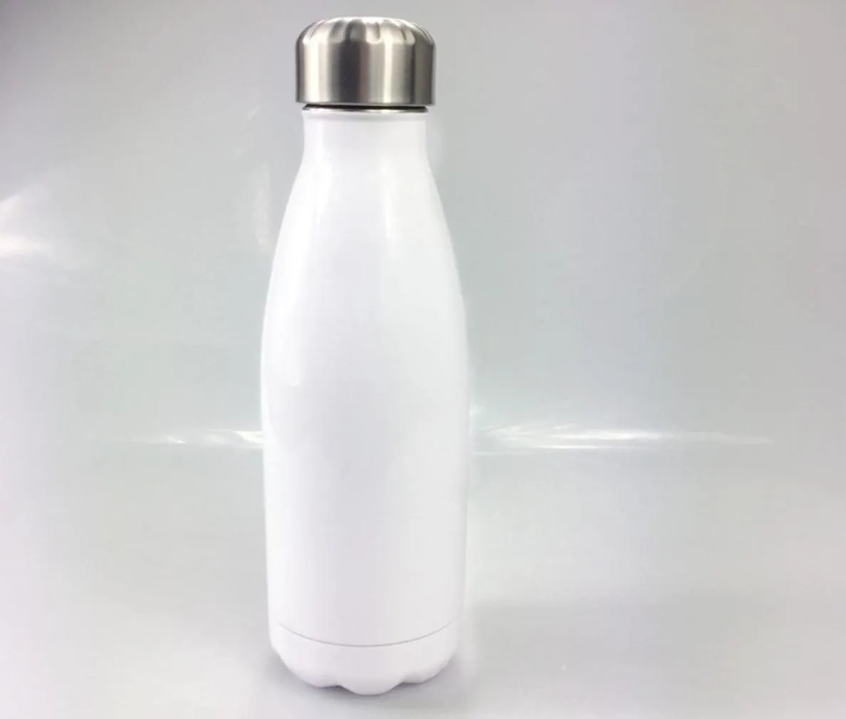 Bouteille de Cola de 17oz à Sublimation DIY, bouteille d'eau en acier inoxydable, gobelet isolé à Double paroi en forme de Cola pour personnaliser 2485504