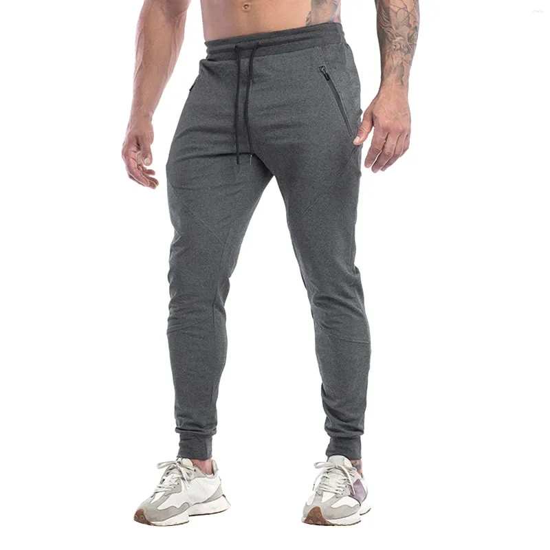 Pantaloni da uomo Maschile Primavera Casual Fitness Pantaloni da corsa Coulisse Vita allentata Colore abbinato Punta Paracadute per uomo Casa Memory M 1