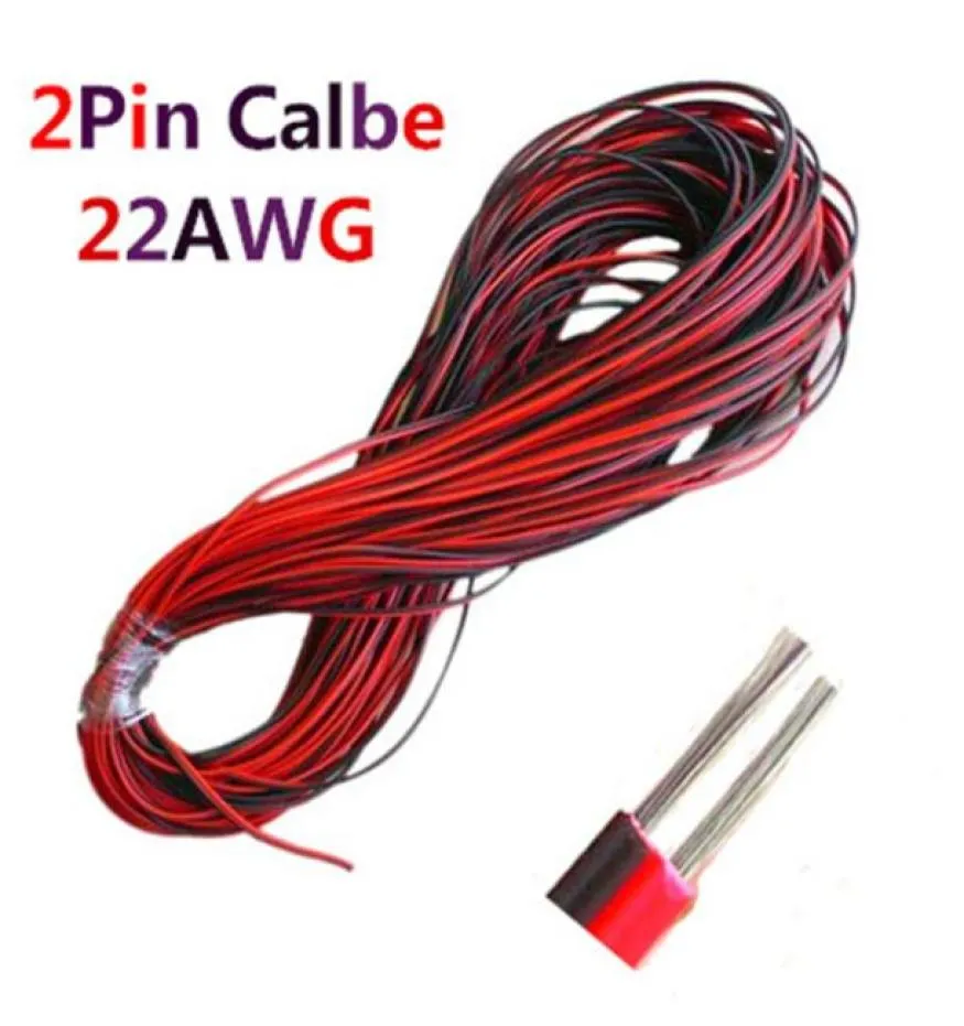 Fornecedor profissional de led, 2 pinos, cabo de extensão de led, fio de cobre, fio de 2 pinos para luz de tira, fonte de alimentação de som sh1366896