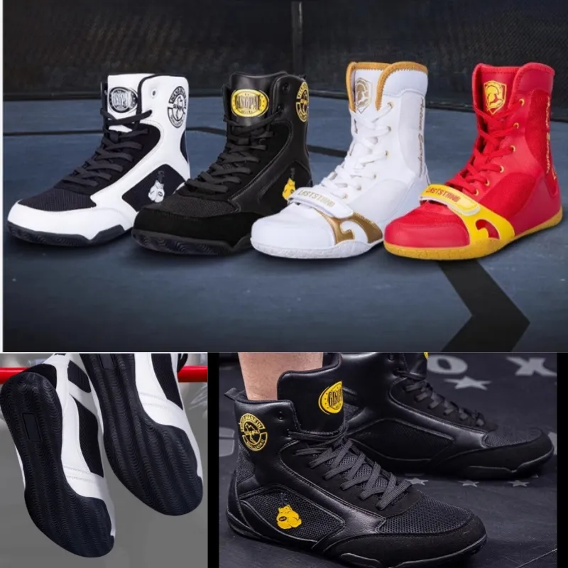 Wrestling -Schuhe Männer Frauen Gewichtheber Powerlifting Boxschuh Kampfkunststiefel Kampfausrüstung Gai