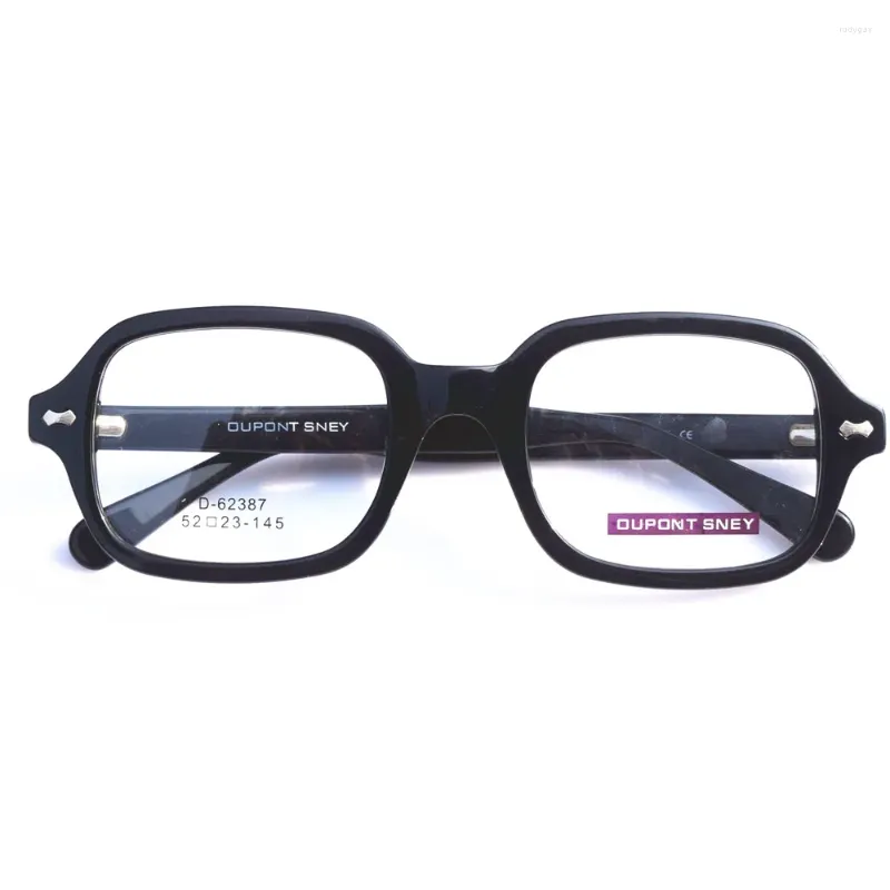 Okulary przeciwsłoneczne ramy wysokiej jakości okularów kwadratowych octanowych okularów mężczyzn Kobiety okulary okulary rama recepta optyczny