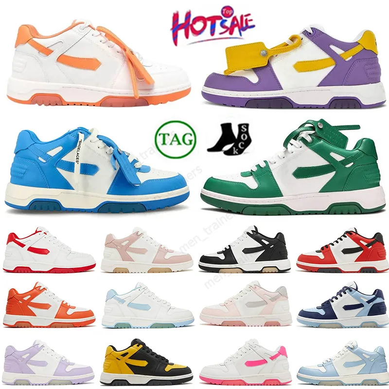 2024 Out Of Office Sneakers Offes Laag Wit Leer Platform Suede Roze Oranje Trainer Ademende Sport Outdoor Sneakers Geklede Schoenen Wandelschoenen Maat EUR36-45