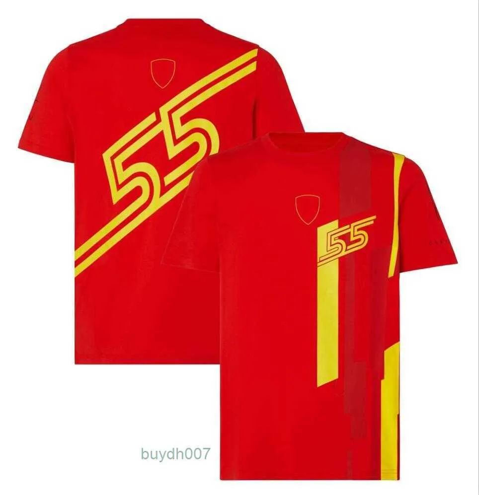 G1ec Polos pour hommes F1 Formule 1 Costume de course Team Fan T-shirt Hommes à manches courtes Vêtements de travail de voiture Agrandi Personnalisable