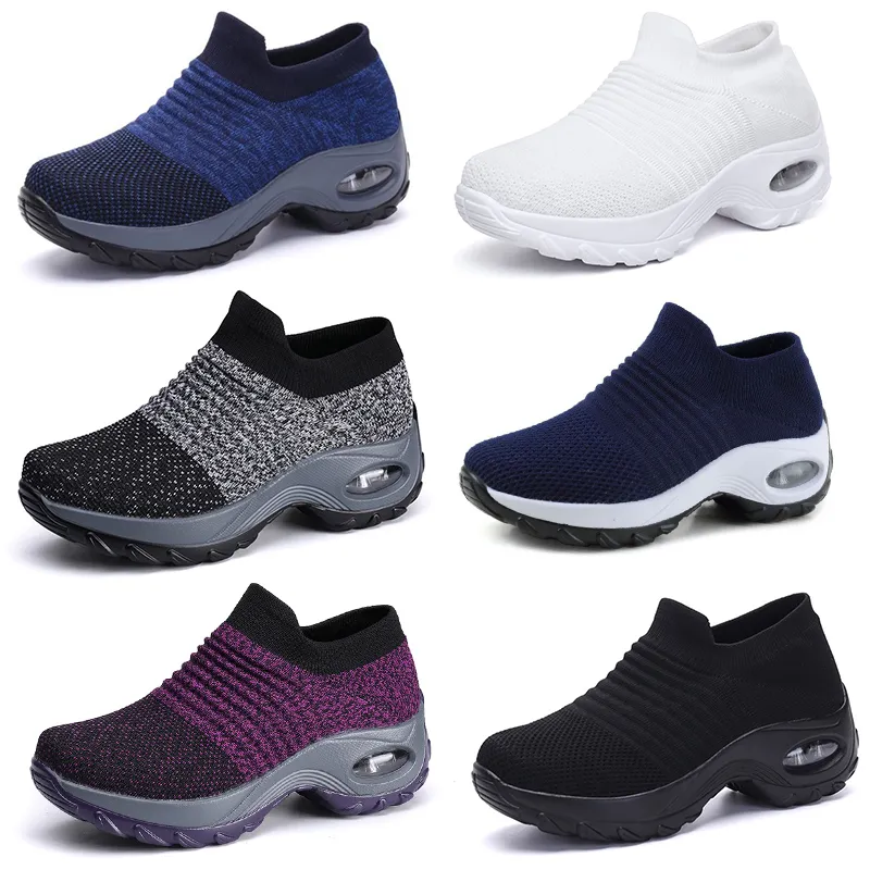 Large size men women's shoes cushion flying woven sports shoes hooded shoes fashionable rocking shoes GAI casual shoes socks shoes 35-43 28