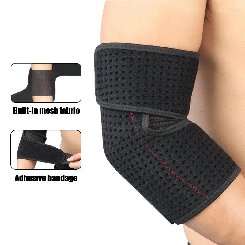 Knee Pads 1 Piece Breathable Winding Basketball Tennis Elbow Support Protector Pad Brace Bandage Adjustable Arm Sleeve Pain Mesh