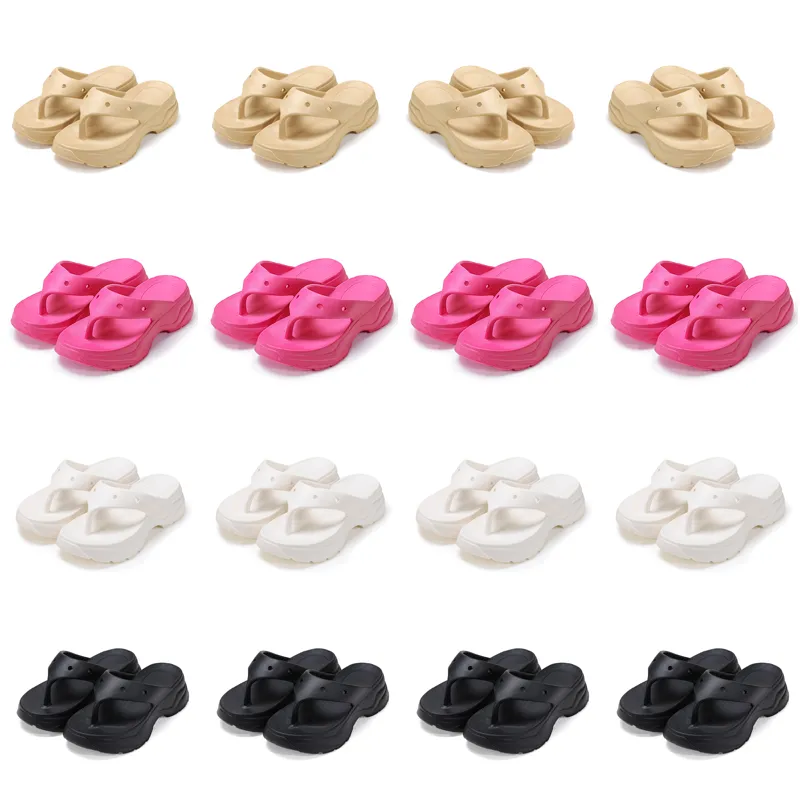 Été nouveau produit livraison gratuite pantoufles designer pour femmes chaussures blanc noir rose tongs sandales pantoufles souples mode-020 diapositives plates pour femmes GAI chaussures de plein air