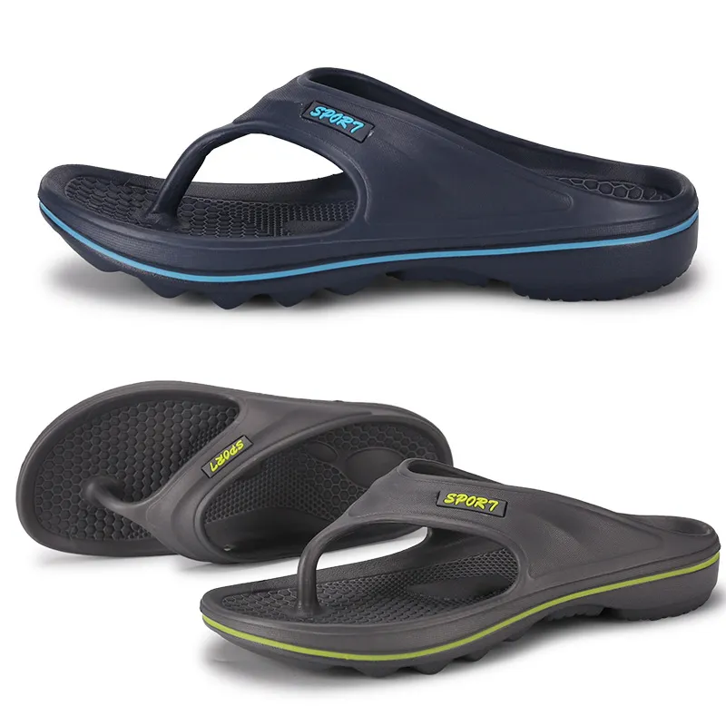 Pantoufles printemps été rouge noir rose vert hommes bas plage respirant chaussures à semelle souple hommes plats GAI-2 tendances