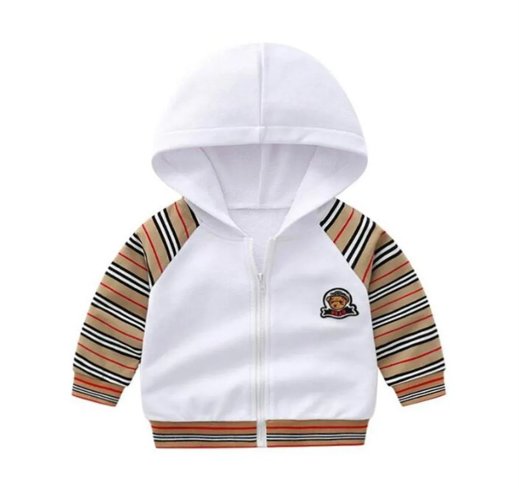 2022 Baby Boys Girls Striped Hoodies Cotton Kids Long Sleeve Hooded Sweaters Child Sweatshirts Girl Clothes 16 Years225m28076556420