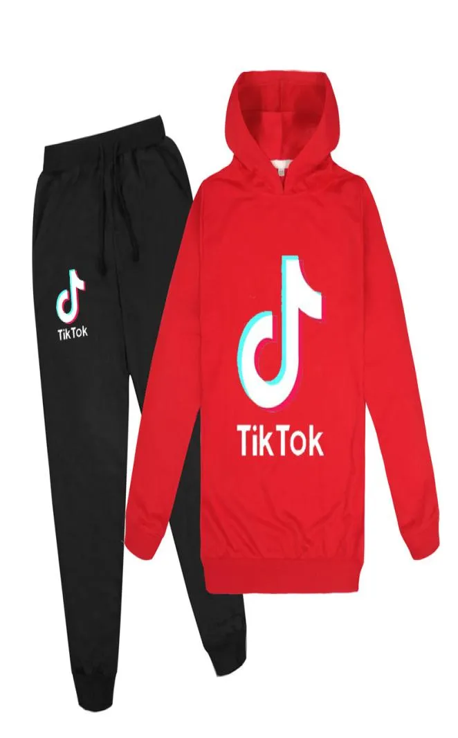 Nouveaux enfants survêtement garçons vêtements décontractés 2 pièces ensemble pantalon Costume imprimé Tik Tok Sport Costume pour fille adolescente sweat à manches longues Ho6214098