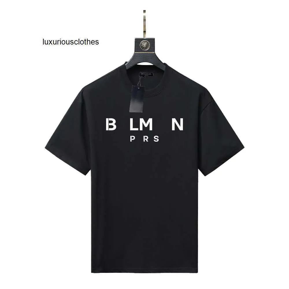 Men's T-Shirts Mens Designer Band T Shirts blmn for men Fashion Black White Short Sleeve Luxury Letter Pattern T-shirt size XS-4XL#ljs777 tshirts brands