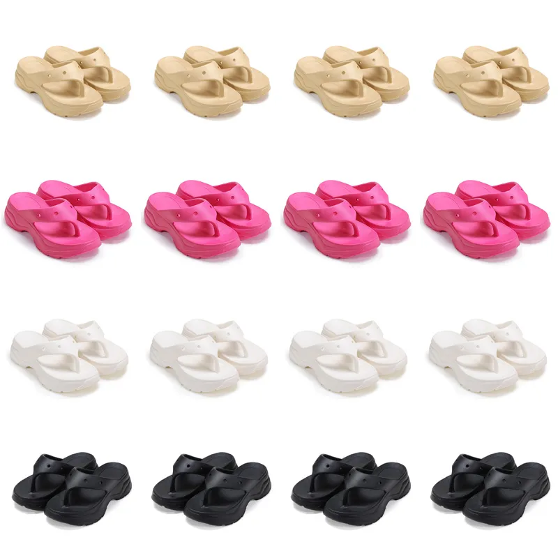Été nouveau produit livraison gratuite pantoufles designer pour femmes chaussures blanc noir rose tongs sandales pantoufles souples mode-059 diapositives plates pour femmes GAI chaussures de plein air