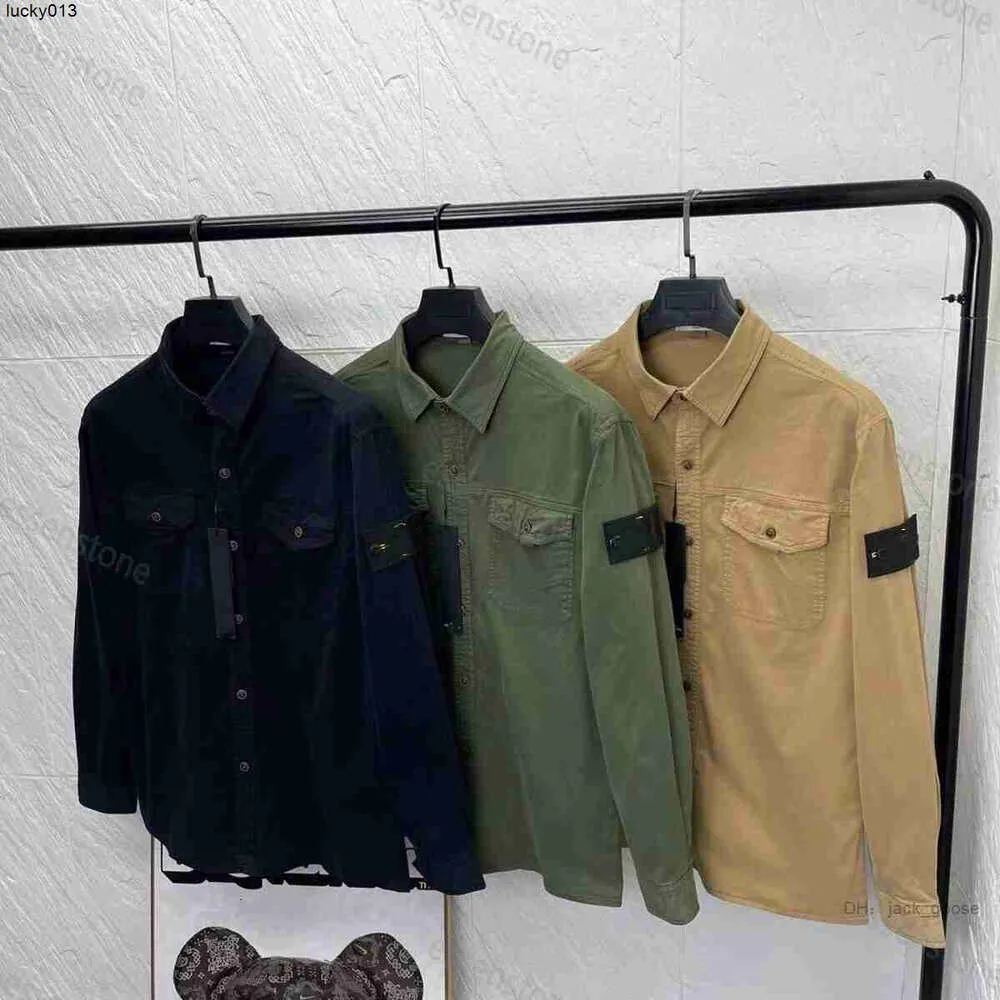 Designer Stones Pocket Jackets långärmad dragkedja märken män tshirt casual kappa vindbrytare broderiy höstrockar öar jacka asiatisk cp comapny