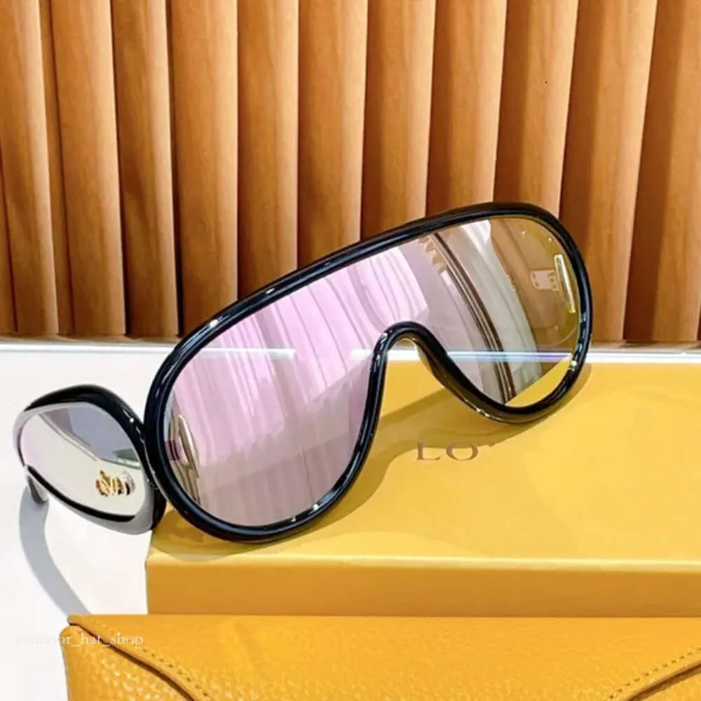 Loewe Lunettes de soleil Lunettes de soleil de luxe Designer Grand cadre Pilot Sports L Hommes Femmes Goggle Cool Lunettes de soleil 707