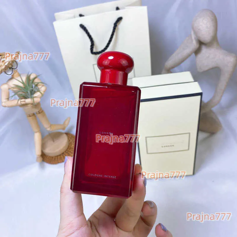 ユニセックスラグジュアリーブランドの香水100ml scarletポピーオリジナル1：1女性のための花の香水匂いが長いフレーバー高品質の休日と誕生日プレゼント