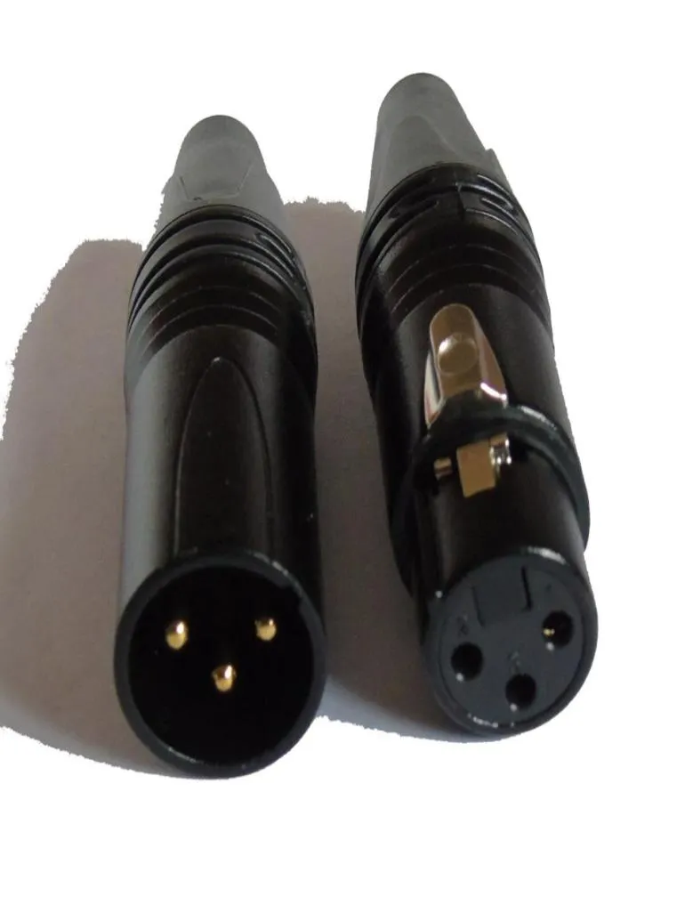 Hight quality copy 10PCSLOT NC3FXXB NC3MXXB Neutrik Male Female 3 Pin XLR Connector with 5 PCS NC3MXX 5 PCS NC3FXX3542950