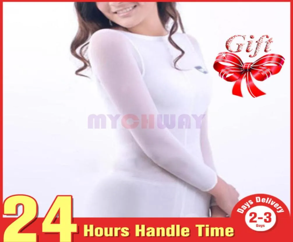 White Nylon Spandex Roller Massage Vaccum Body Slimming Massage Suit for Health Care With LM Size2078983