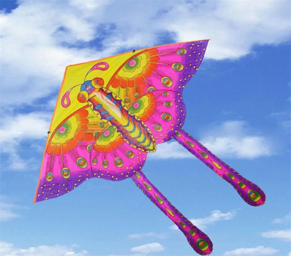 10 PCS 50 cm Color Butterfly Kite Medium Traditional Color Butterfly Styles Foldable Kite Outdoor Recreation Products For Kids6702104