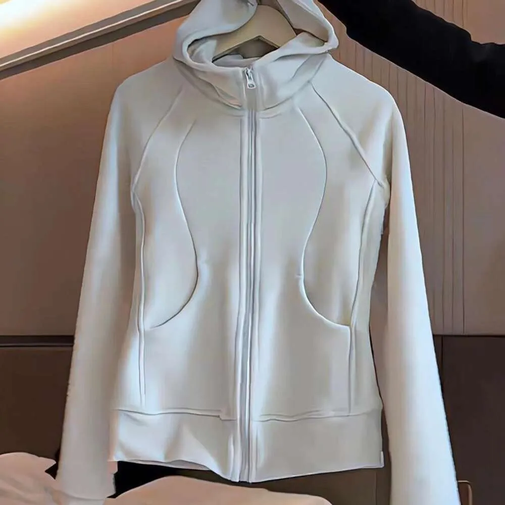 Chemise de sport à capuche en velours Double face pour femmes, coupe verticale épaisse, fermeture éclair, veste de baseball polyvalente à la mode