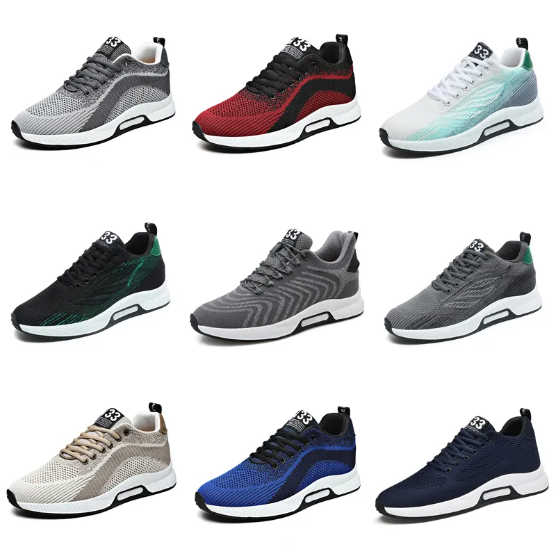 Scarpe sportive da uomo GAI traspiranti nero bianco grigio blu scarpe con plateau scarpe da ginnastica traspiranti da passeggio scarpe da ginnastica da tennis