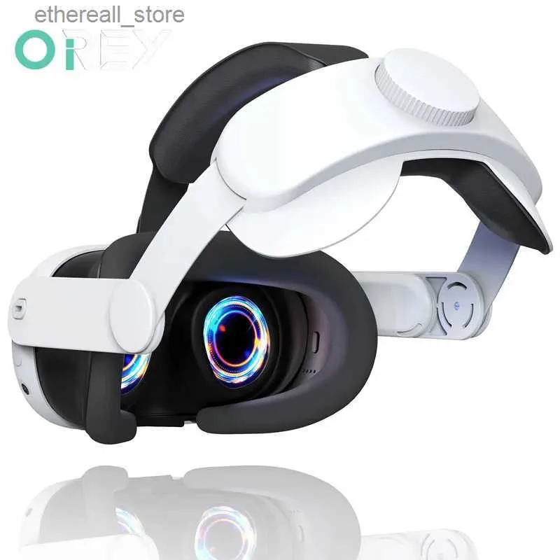 VR/AR-Geräte Meta Quest 3 Smart-Brillen-Zubehör für Oculus Elite, verstellbare Ersatz-Kopfbedeckung, VR-Brille Q240306