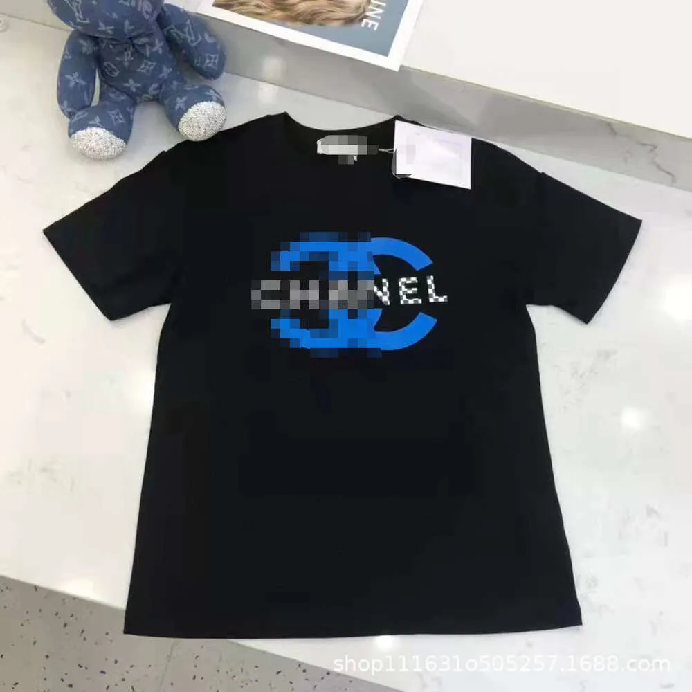 Chajiachao Xiangjia brand new joint printing round neck short sleeve T-shirt pure cotton fashion Unisex lovers