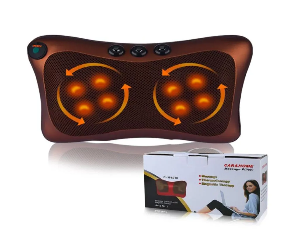 Elettrico Shiatsu Impastare Collo Massaggiatore Spalla Schiena Massaggio Corpo Cuscino Auto A Casa DualUse Rilassamento Del Corpo Sollievo Dal Dolore Massaggiatore8312930