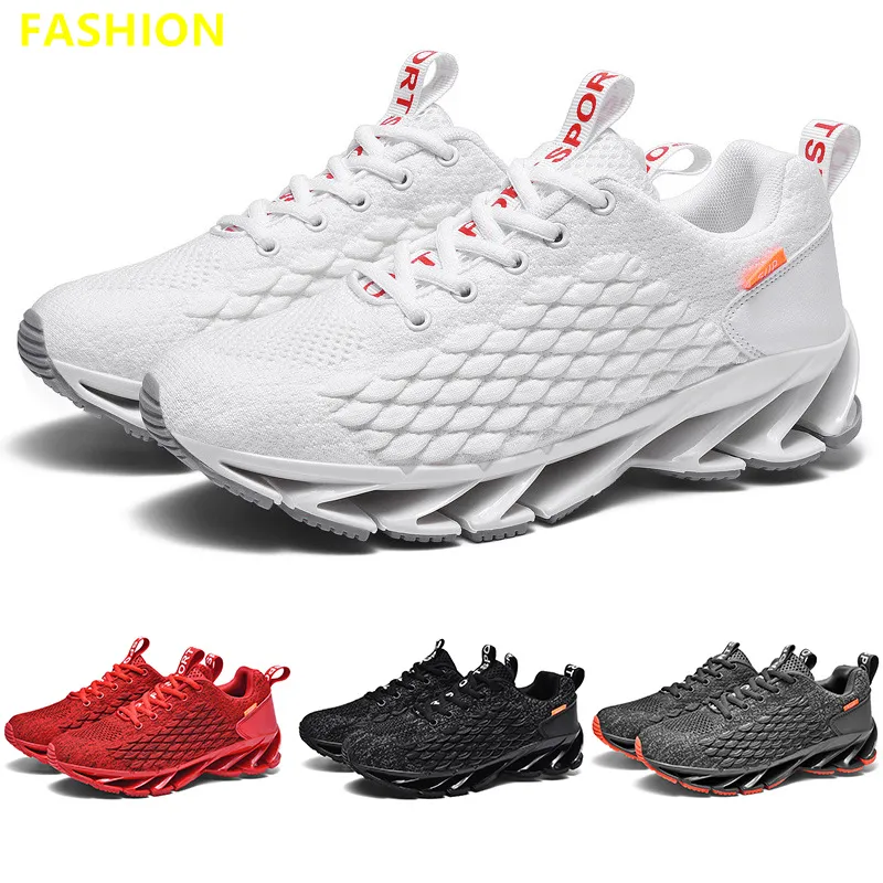 Nuove scarpe da corsa di vendita calda uomo donna Nero Rosa Pesca Blu Bianco Arancione Borgogna Khaki scarpe da ginnastica da uomo sportive sneakers moda GAI