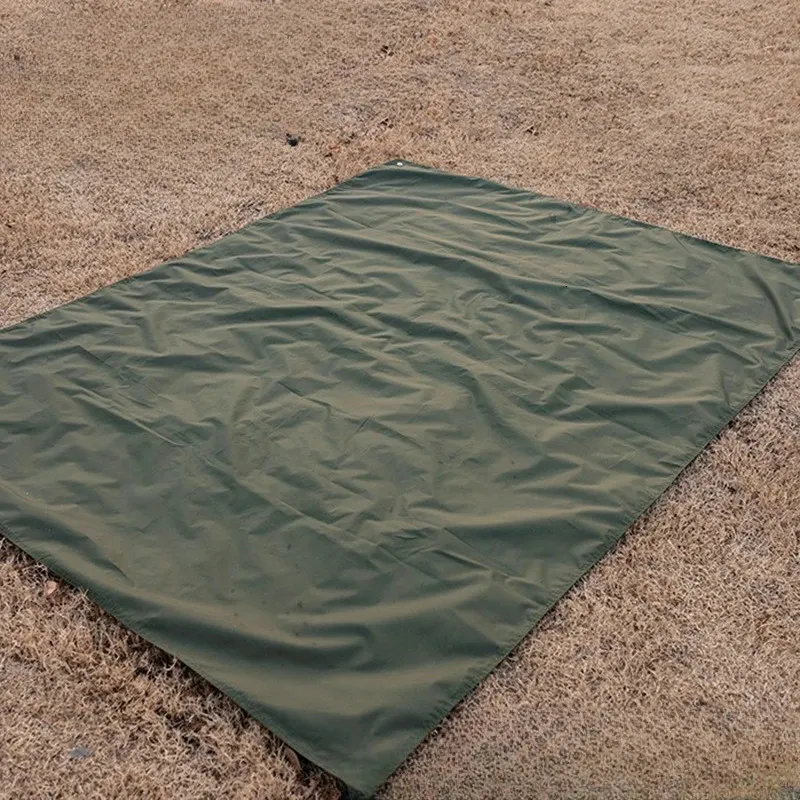 Многофункциональный коврик для пикника 2x2 м, открытый кемпинг, брезент, палатка, навес от солнца, пеший туризм, путешествия, коврик для рюкзака, мини-брезент 240223