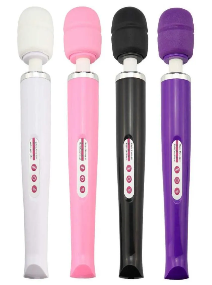 Énorme baguette magique vibrateur stimulateur de Clitoris jouets sexuels pour femme puissant USB Charge Av bâton vibrateurs femmes produits pour adultes5304287