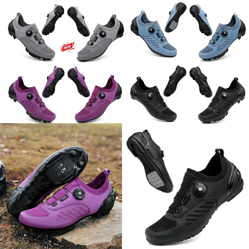 designer Cycling Shoes Men Sports Dirt Road Bike Shoes Fdlat Speed Cycling Sneakers Flats Mountain Bicycle Footwear SPD Cleats Shoes 36-47 GAI