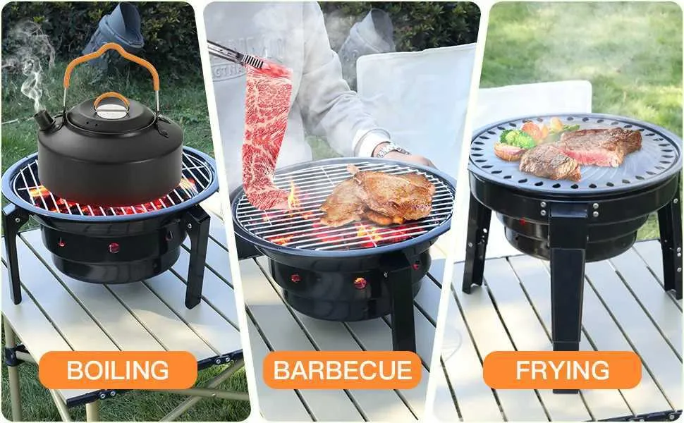 Fire Pit Barbecue Grill for Picnic/Travel/Garden/Camping/Home/Bonfire/Party