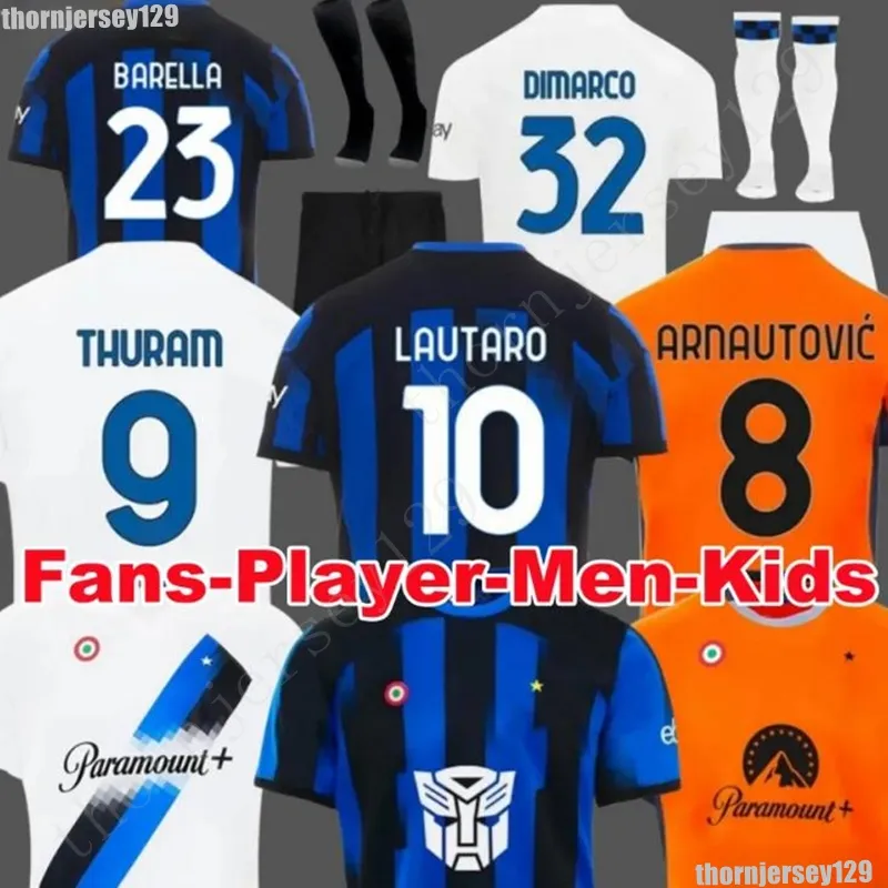 Lukaku Soccer Jerseys T Shirt Barella Correa Inters Giroud Milans Ibrahimovic Lautaro Milans Theo Brahim 23 24 Shirt 2023 2024 Minforms Zestawy dla dzieci Zestawy dla dzieci