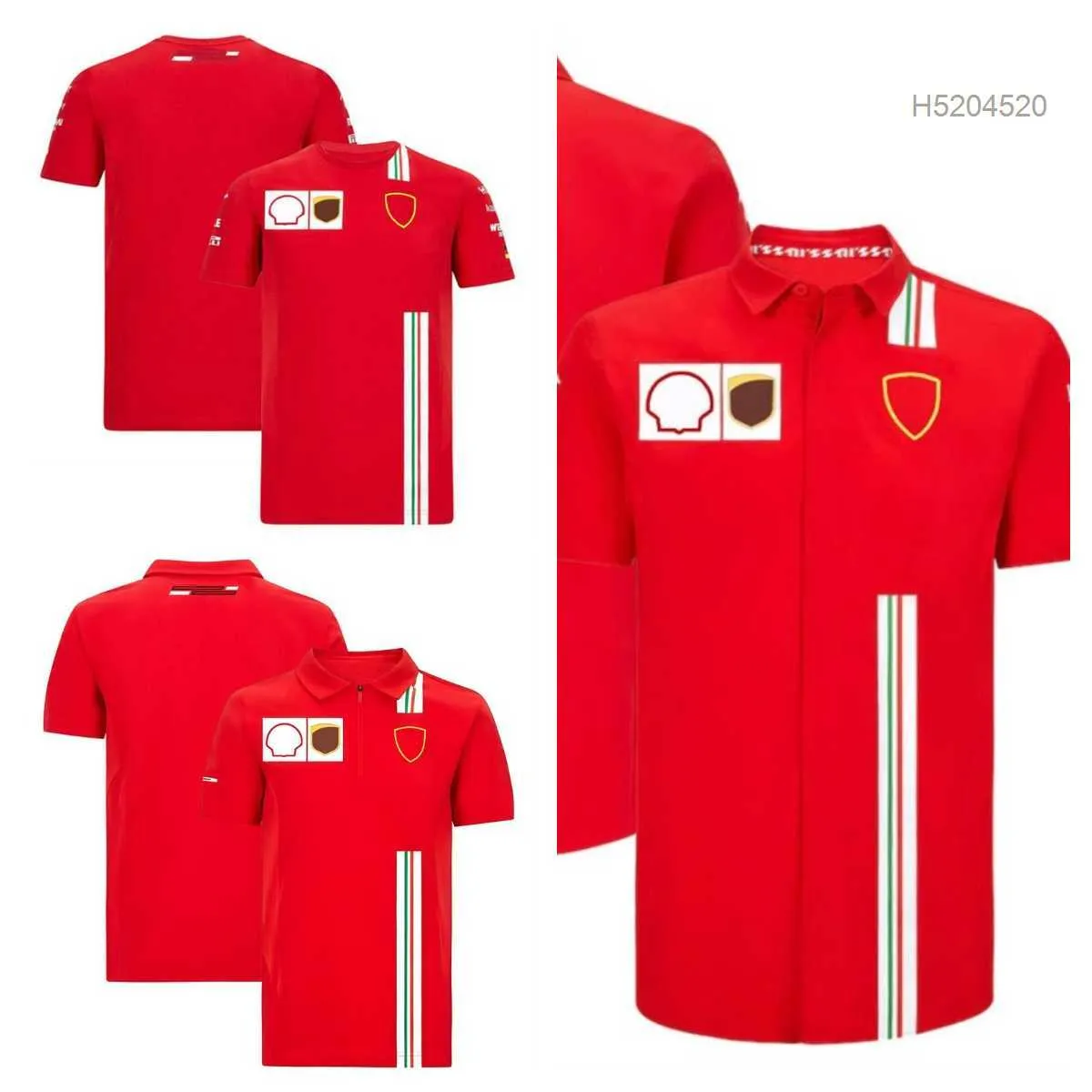 Polos masculinos f1 equipe motorista camiseta novo casual de secagem rápida terno de corrida roupas masculinas camisa fã customizável njas