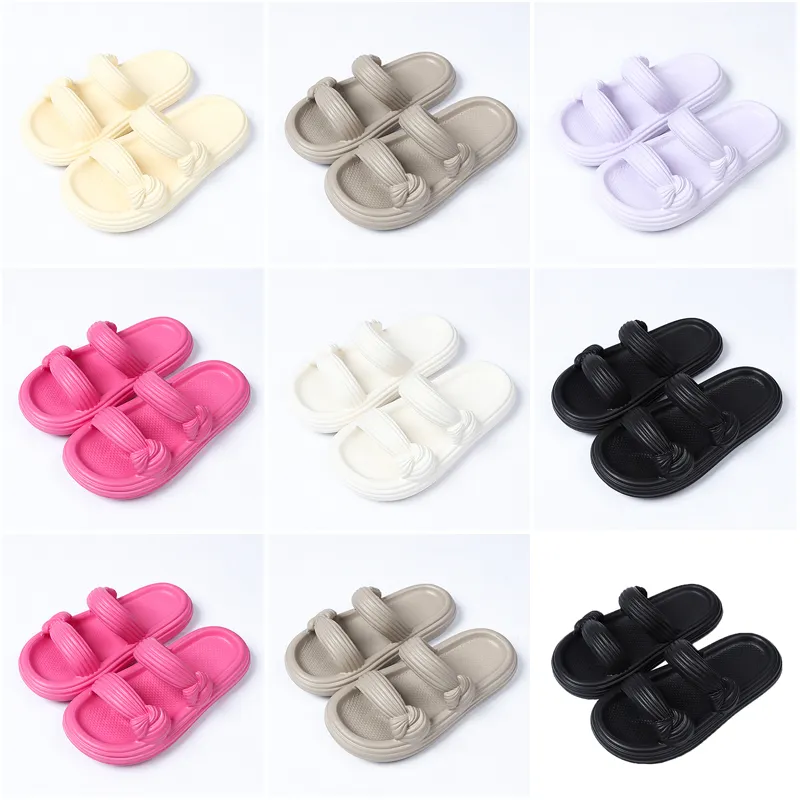 New Slippers Summer Designer for Product Women White Black Pink Blue Soft Comfortable Beach Slipper Sandals Fashion Womens Flat Slides Outdoor 93 Comtable s