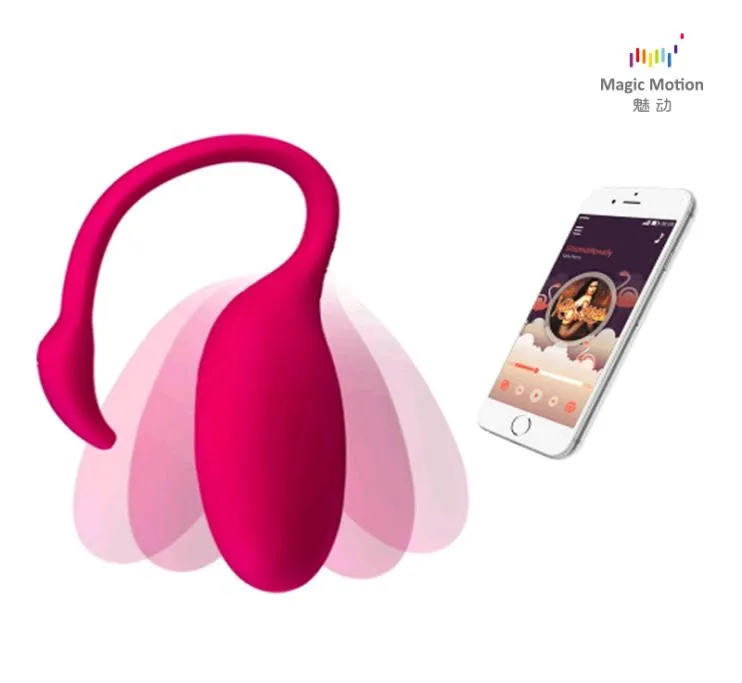 Magic Motion Gspot sex toy clitoris vibrateur APP Flamingo Bluetooth télécommande stimulateur intelligent Massage vaginal balle vibrante Y2566058