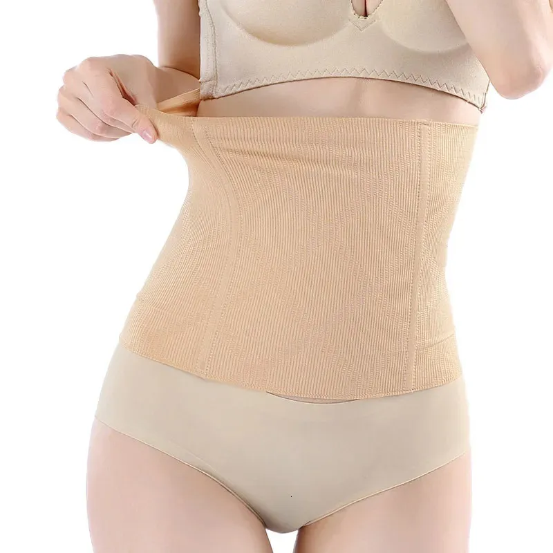 Elastic Waist Warmers Compression Postpartum Abdominal Belt Maternity body Shapers Bandage Band Slimming Trainer 24 cm 28cm 240226