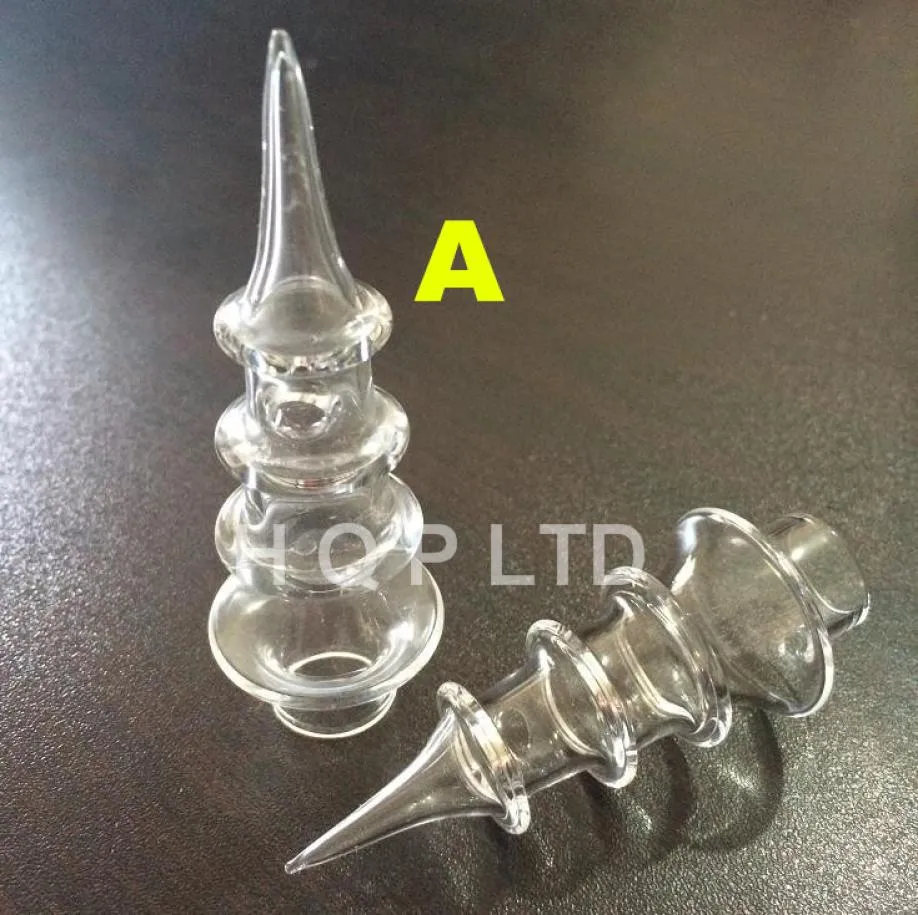 Olika stilar Enail Quartz Carb Capdab Enail Capsfitting 16mm 20mm Quartz Enail och Flat Top Quartz E Nail Banger Well9141695